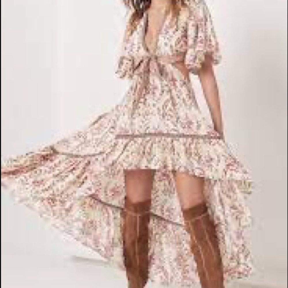 Trade for thrifting4gold 🤩EUC SPELL BAMBI MAISIE GOWN